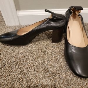 Everlane day heel black 7.5 EEUC